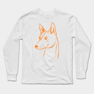 Basenji (White and Orange) Long Sleeve T-Shirt